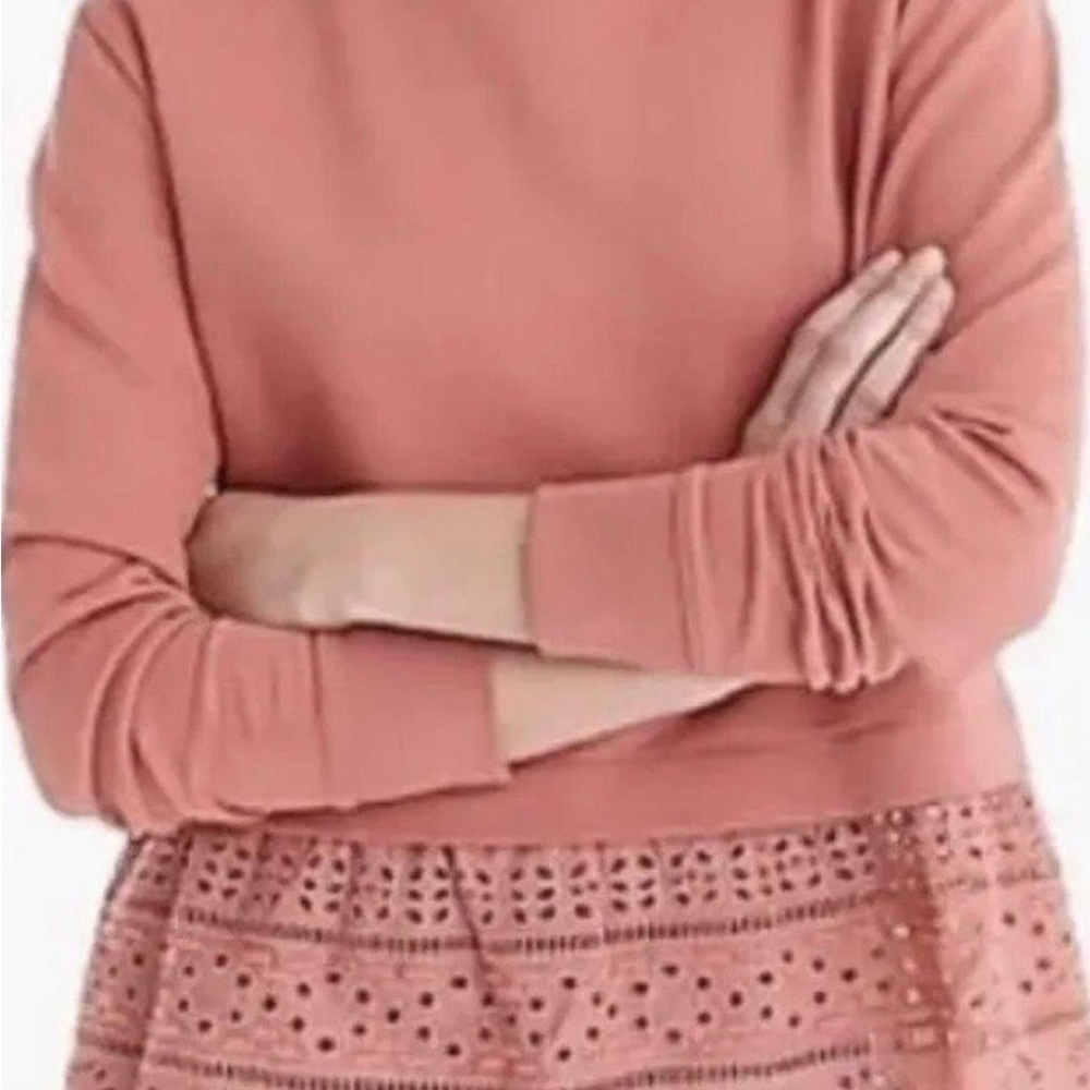 J. Crew Coral Knit Top